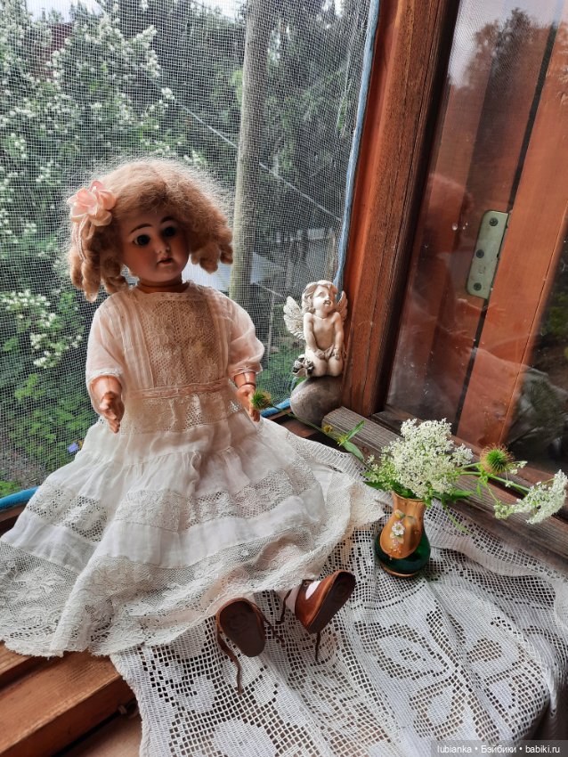 Цвет настроения... белый — Антикварные куклы Armand Marseille (AM): молд 390