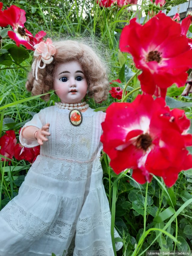 Цвет настроения... белый — Антикварные куклы Armand Marseille (AM): молд 390 (фото 6)