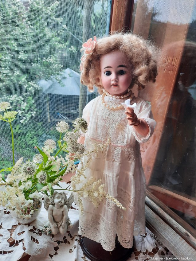 Цвет настроения... белый — Антикварные куклы Armand Marseille (AM): молд 390