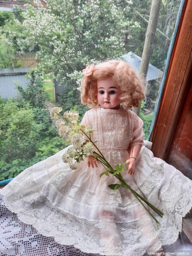 Цвет настроения... белый — Антикварные куклы Armand Marseille (AM): молд 390