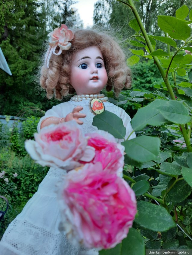 Цвет настроения... белый — Антикварные куклы Armand Marseille (AM): молд 390 (фото 10)