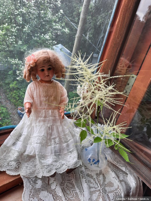 Цвет настроения... белый — Антикварные куклы Armand Marseille (AM): молд 390