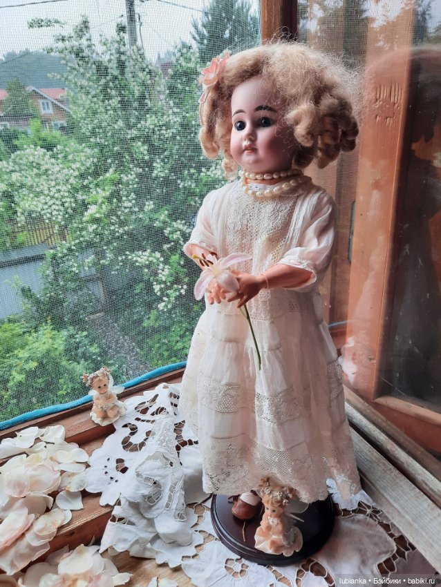 Цвет настроения... белый — Антикварные куклы Armand Marseille (AM): молд 390