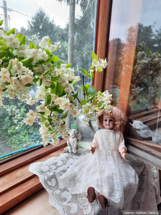 Цвет настроения... белый — Антикварные куклы Armand Marseille (AM): молд 390