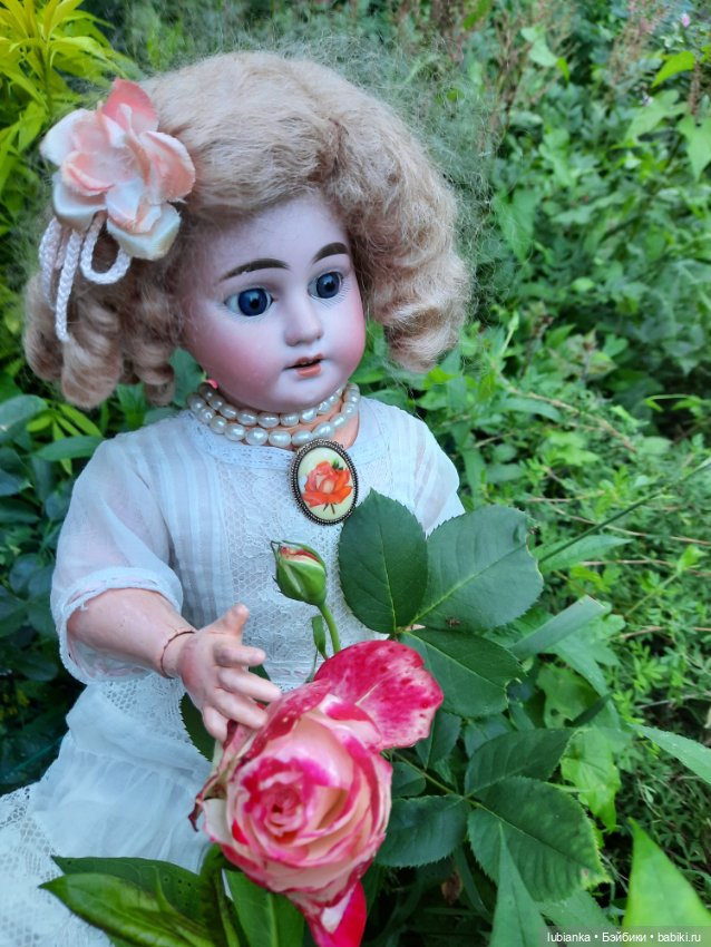 Цвет настроения... белый — Антикварные куклы Armand Marseille (AM): молд 390 (фото 8)