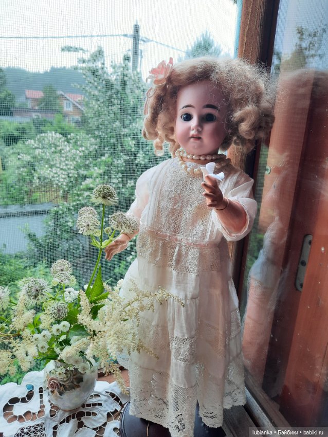 Цвет настроения... белый — Антикварные куклы Armand Marseille (AM): молд 390