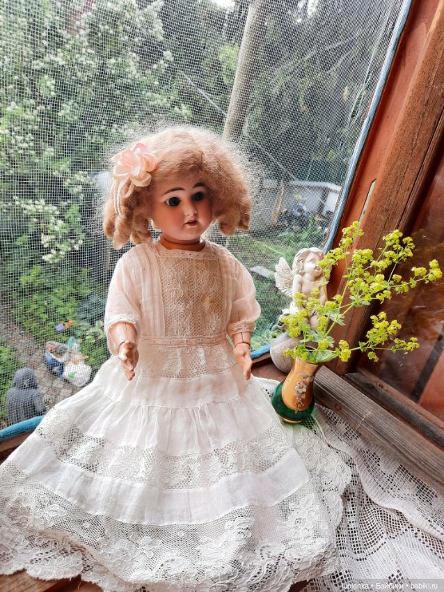 Цвет настроения... белый — Антикварные куклы Armand Marseille (AM): молд 390