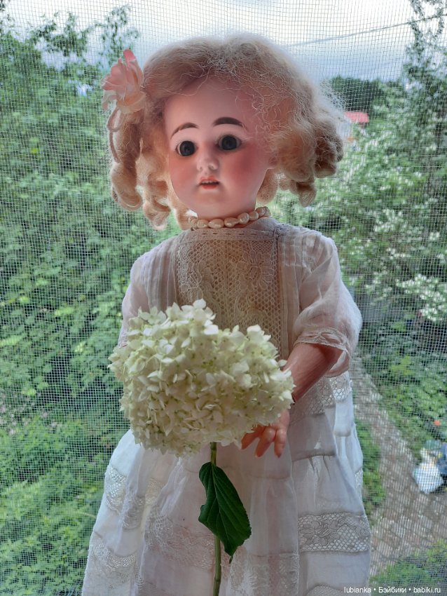 Цвет настроения... белый — Антикварные куклы Armand Marseille (AM): молд 390