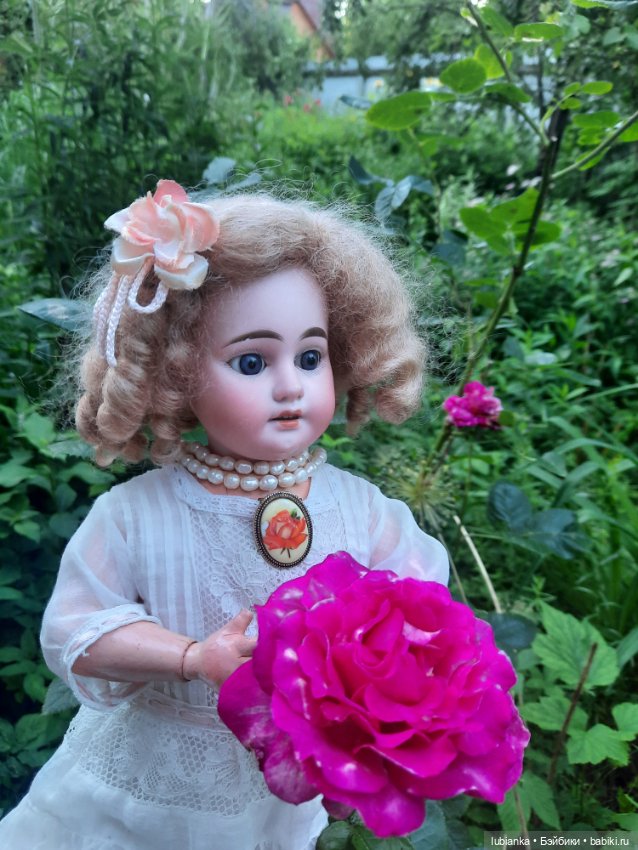 Цвет настроения... белый — Антикварные куклы Armand Marseille (AM): молд 390 (фото 2)