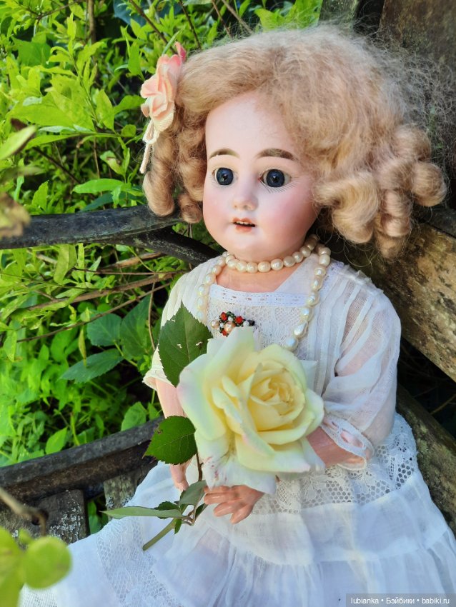 Цвет настроения... белый — Антикварные куклы Armand Marseille (AM): молд 390