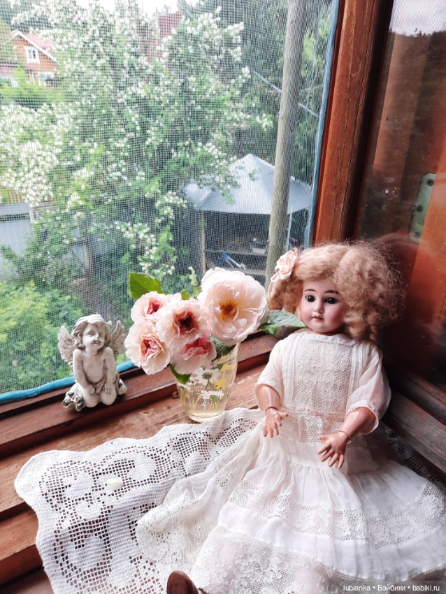 Цвет настроения... белый — Антикварные куклы Armand Marseille (AM): молд 390