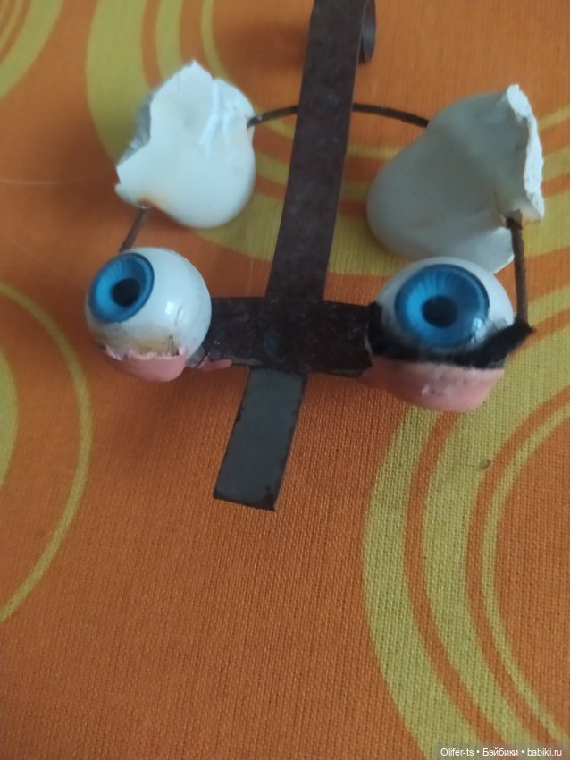 Восстановление глазок — Винтажные куклы ГДР (Немки): Бигги (фото 2)