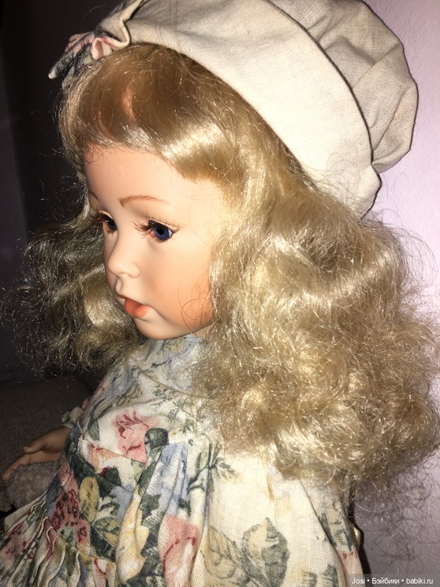 Белокурая и синеглазая Shay 85см молд Donna Rubert