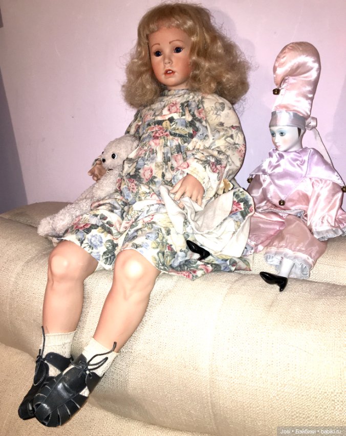 Белокурая и синеглазая Shay 85см молд Donna Rubert (фото 10)