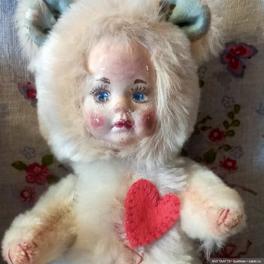 Мишка-малышка — Наши хобби и творчество: вышивка (фото 2)