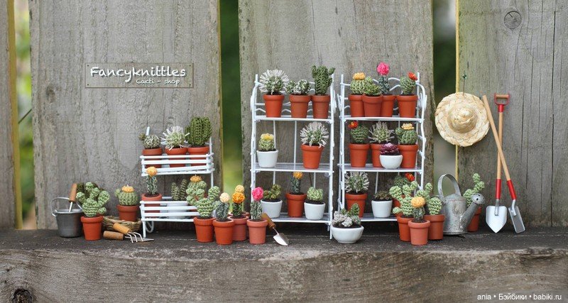 Вязанная миниатюра от FancyKnittle (фото 6)