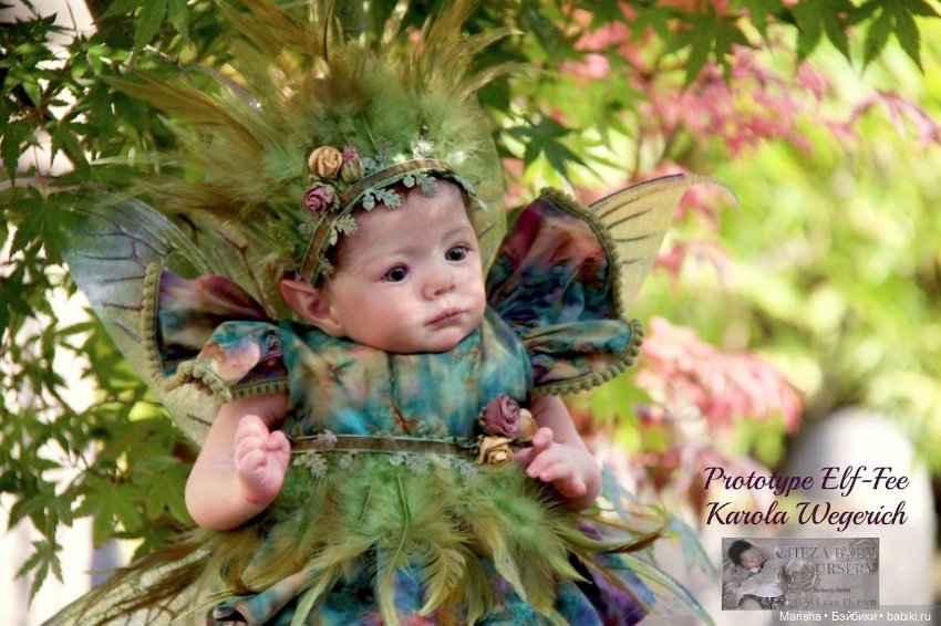 Elf-Fee скульптора Karola Wegerich, автор прототипа Cheryl van Pletzen