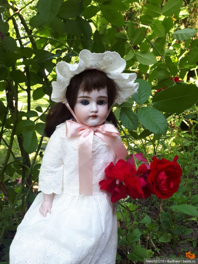 Прогулка в летнем саду — Антикварные куклы Kestner (Кестнер) JDK: Хильда