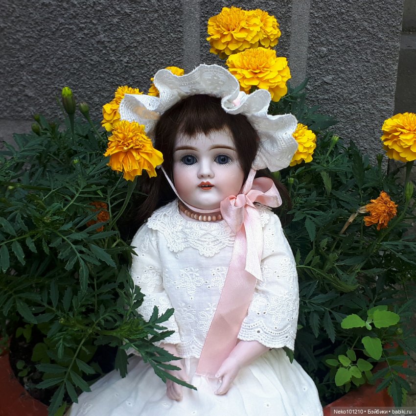 Прогулка в летнем саду — Антикварные куклы Kestner (Кестнер) JDK: Хильда (фото 2)