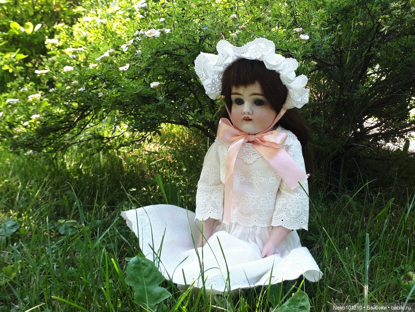 Прогулка в летнем саду — Антикварные куклы Kestner (Кестнер) JDK: Хильда (фото 3)