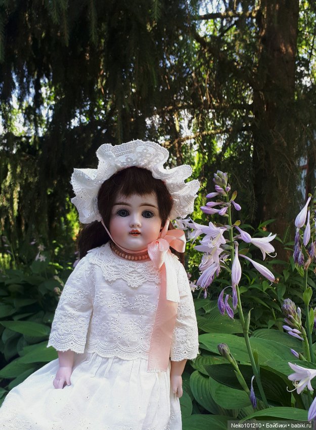 Прогулка в летнем саду — Антикварные куклы Kestner (Кестнер) JDK: Хильда (фото 5)