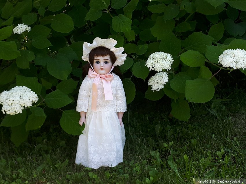Прогулка в летнем саду — Антикварные куклы Kestner (Кестнер) JDK: Хильда (фото 4)