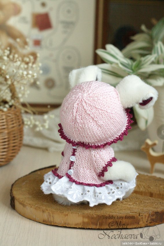 Моя плюшевая зайка Зоя — Авторские мишки Тедди и друзья: фото (фото 4)