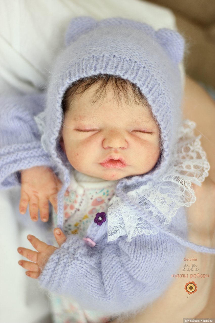 Малышка реборн из молда Brin