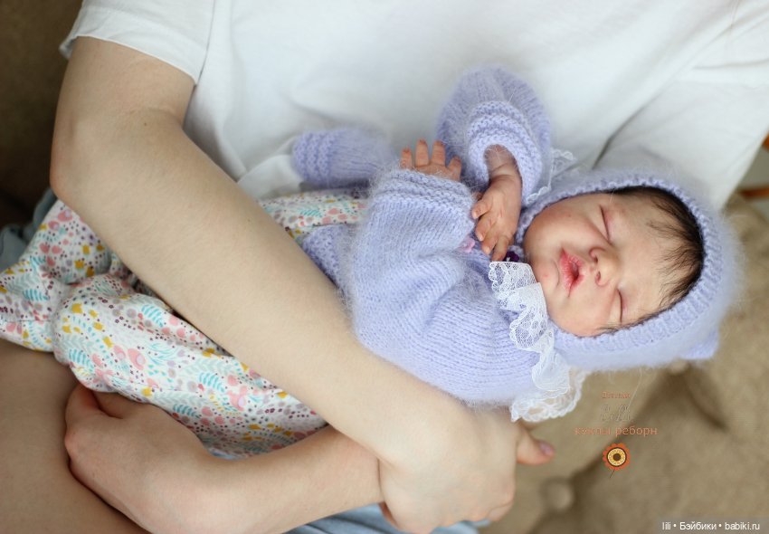 Малышка реборн из молда Brin