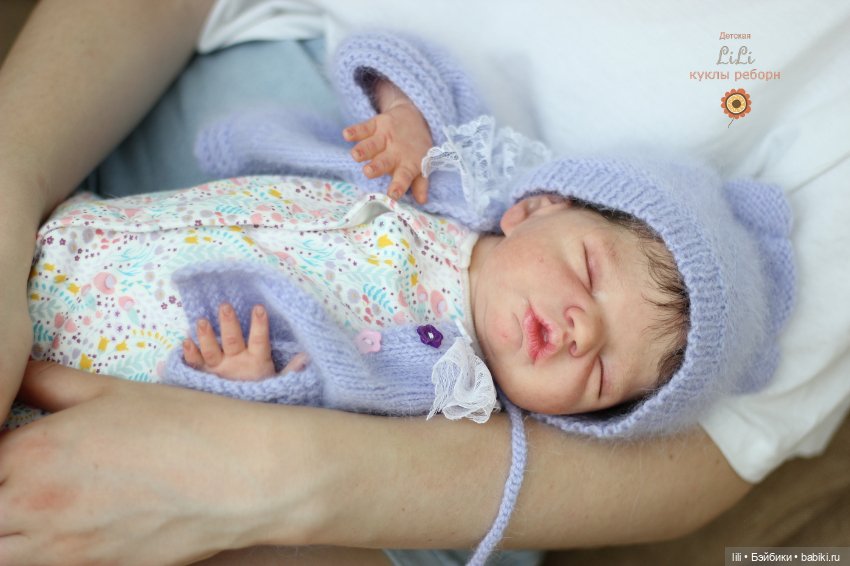 Малышка реборн из молда Brin