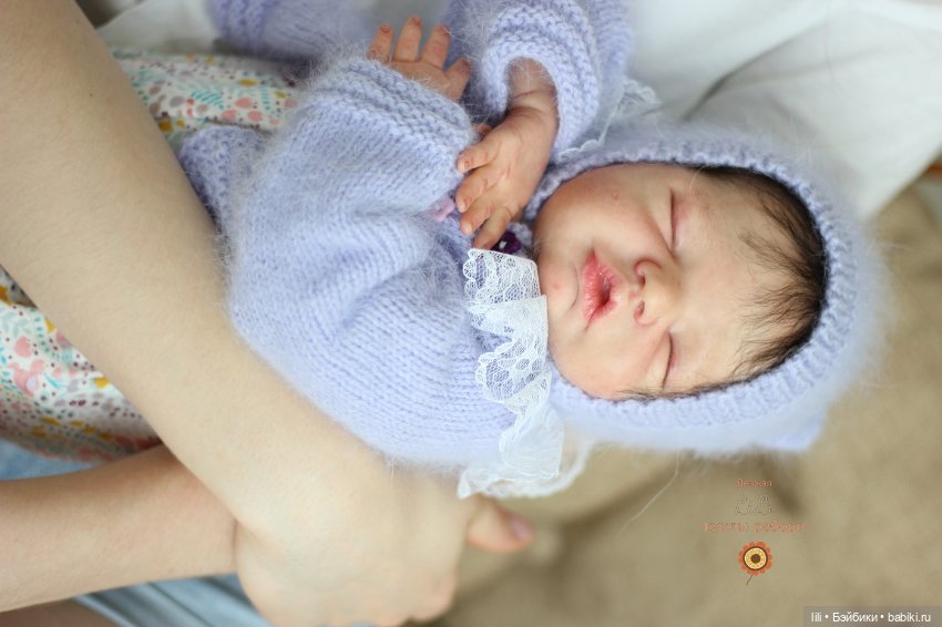 Малышка реборн из молда Brin