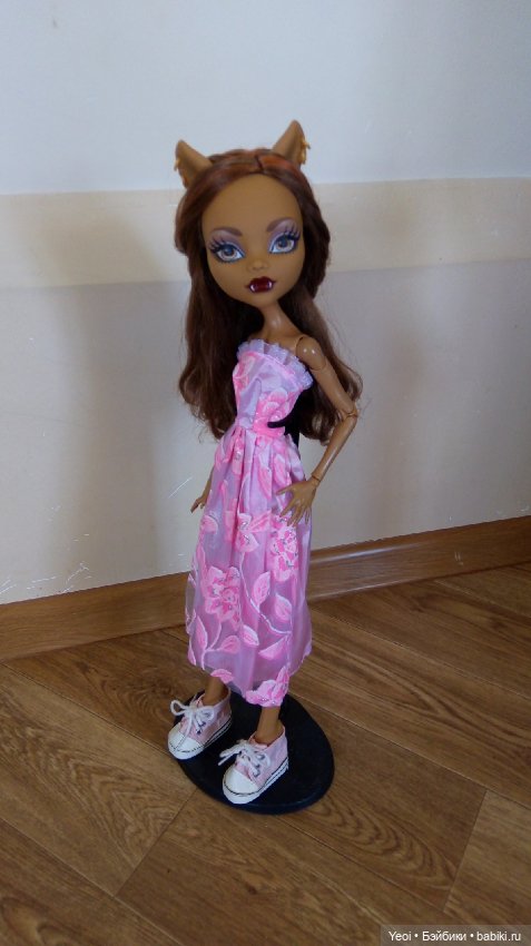 Клодин Вульф кукла 42 см, Монстер Хай. Серия Страшно огромные (фото 9)