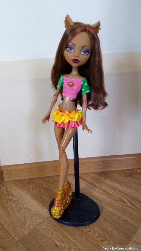 Клодин Вульф кукла 42 см, Монстер Хай. Серия Страшно огромные