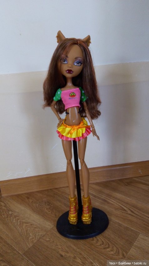 Клодин Вульф кукла 42 см, Монстер Хай. Серия Страшно огромные