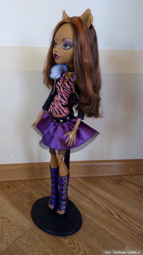 Клодин Вульф кукла 42 см, Монстер Хай. Серия Страшно огромные (фото 3)