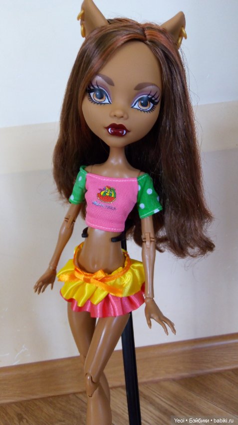 Клодин Вульф кукла 42 см, Монстер Хай. Серия Страшно огромные