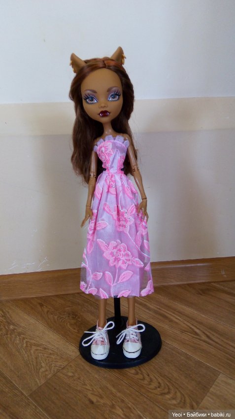 Клодин Вульф кукла 42 см, Монстер Хай. Серия Страшно огромные (фото 8)