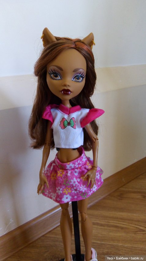 Клодин Вульф кукла 42 см, Монстер Хай. Серия Страшно огромные (фото 5)