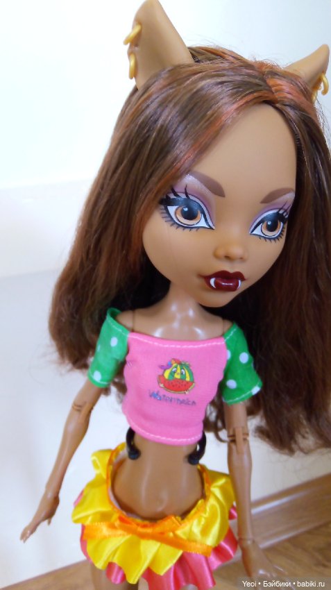 Клодин Вульф кукла 42 см, Монстер Хай. Серия Страшно огромные