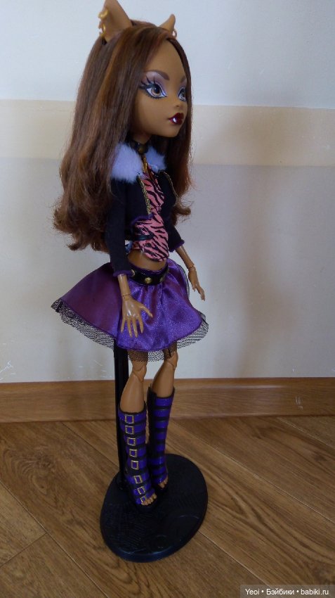 Клодин Вульф кукла 42 см, Монстер Хай. Серия Страшно огромные (фото 4)