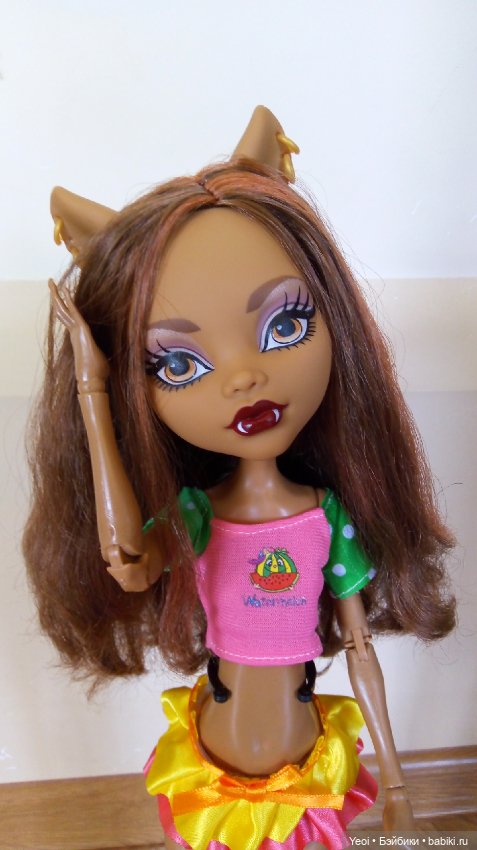 Клодин Вульф кукла 42 см, Монстер Хай. Серия Страшно огромные