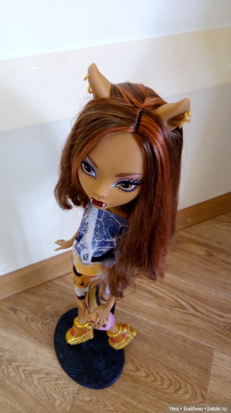 Клодин Вульф кукла 42 см, Монстер Хай. Серия Страшно огромные