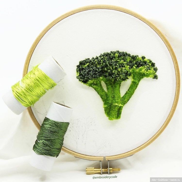 Фантастическая вышивка Youmeng liu