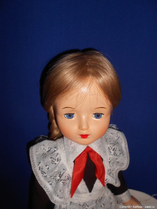 Реставрация опилочной куклы СССР. Загорская Настенька