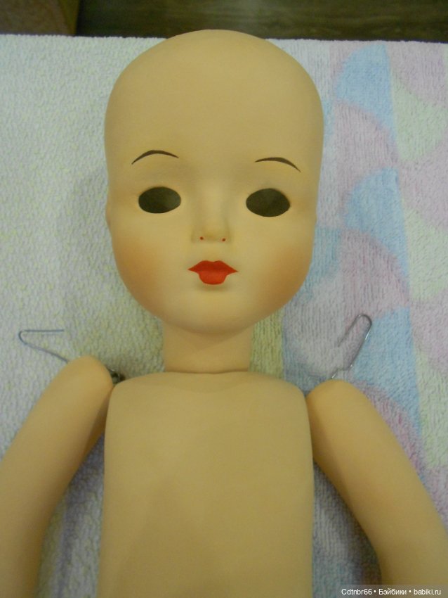 Реставрация опилочной куклы СССР. Загорская Настенька