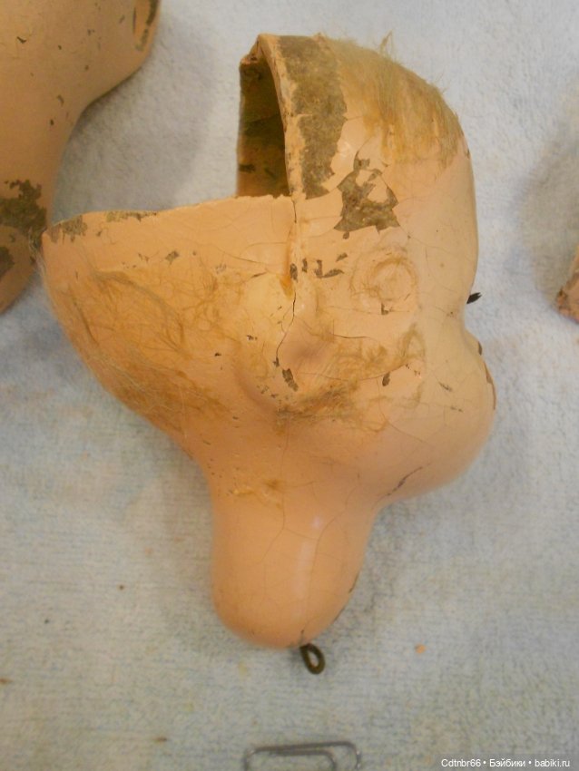 Реставрация опилочной куклы СССР. Загорская Настенька (фото 4)