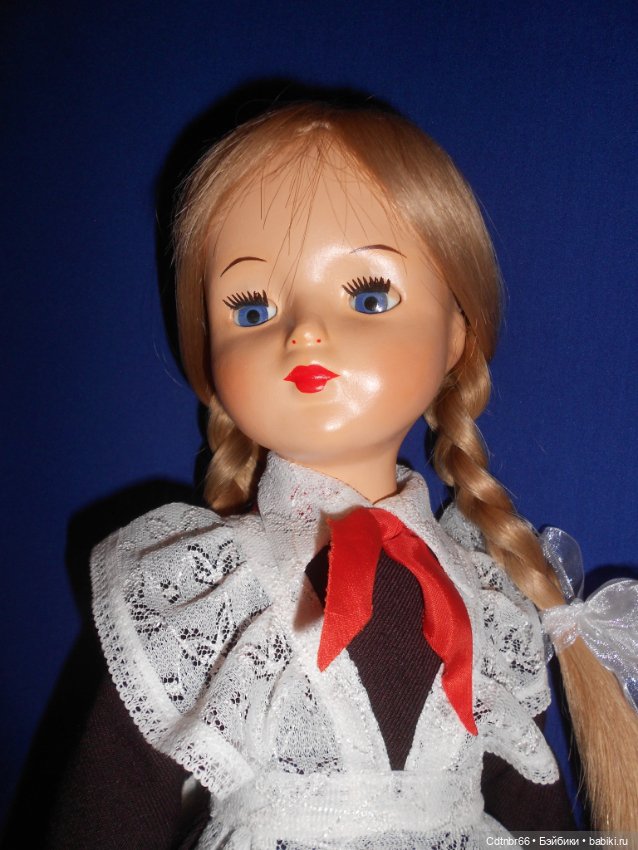 Реставрация опилочной куклы СССР. Загорская Настенька