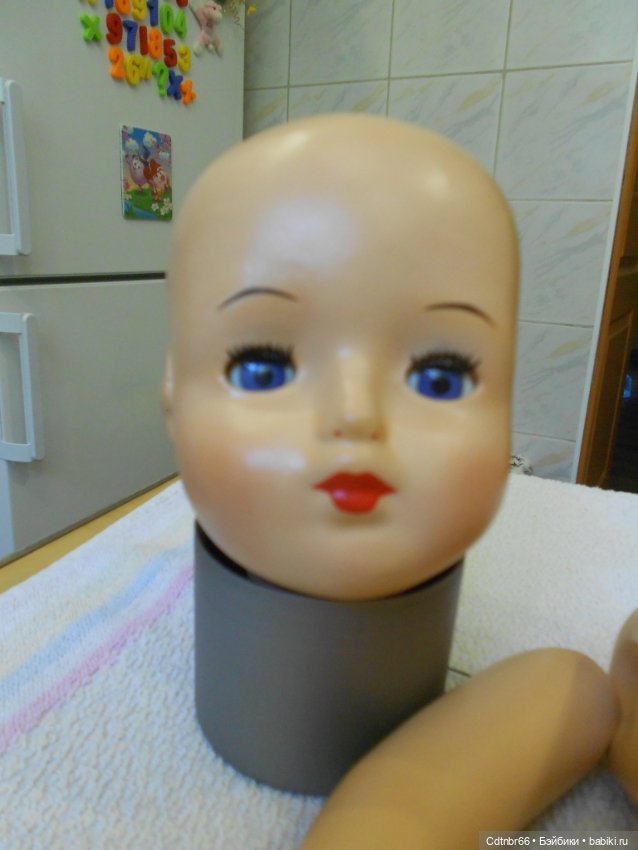 Реставрация опилочной куклы СССР. Загорская Настенька