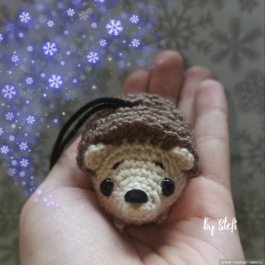 Связался ежидзе. Ёлочная игрушка