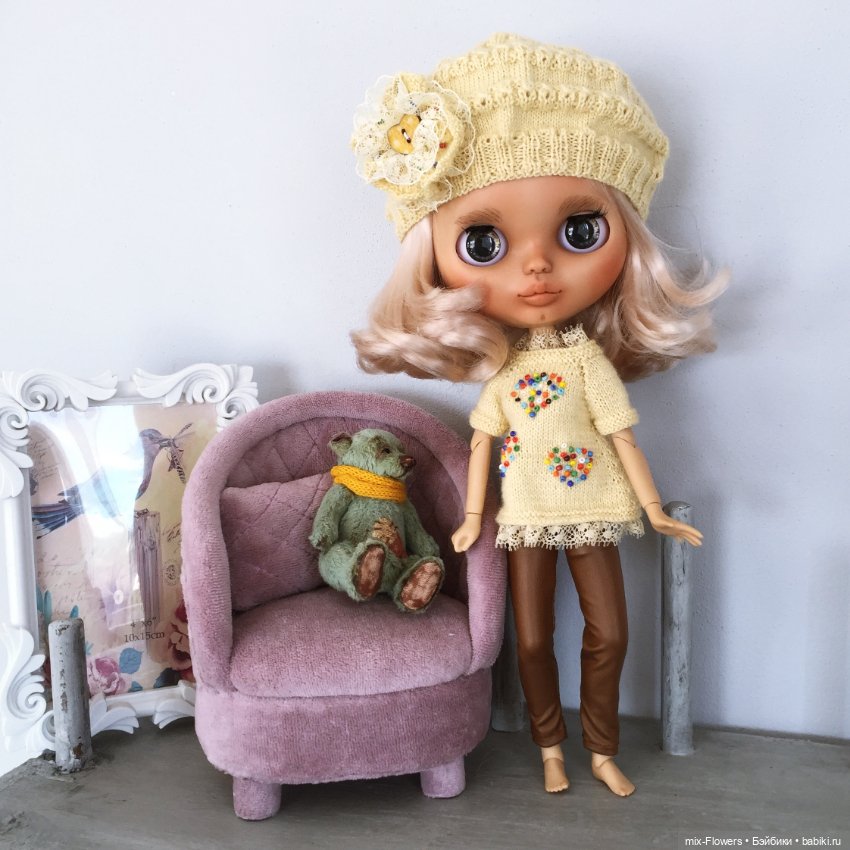 Вяжу куколкам..кофточки — Разные шарнирные куклы (не БЖД): редкие (фото 8)